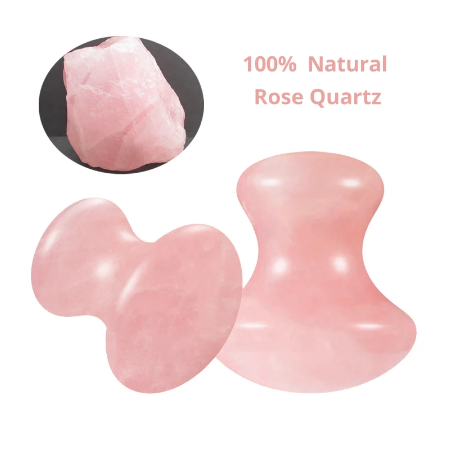 Rose Quartz Roller Afslanken Gezicht Massager Natuurlijke Jade Gezichtsmassage