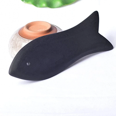 Zwarte-Vis-Vorm-Bian-Steen-Chinese-Gua-Sha-Schraper-Lichaam-Gezicht-Acupunctuur-Therapie