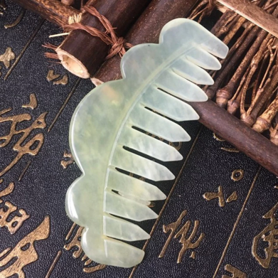 Traditionele-Chinese-Natuur-Jade-Kam-Massage-Spa-Acupunctuur-Hoofd-Behandeling-Gua-Sha-Board