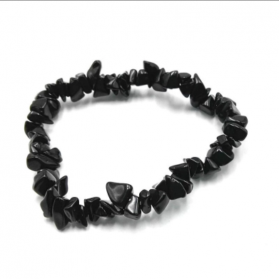 Zwarte Toermalijn Split Armband-Natuursteen-Zwarte-Toermalijn-Armbanden-Vrouwen-Geschenken-Voor-Vrouwen-Armband