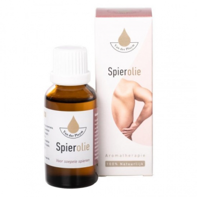 Spierolie Van der Pluym 30ml, 100ml aromatherapie, massageolie 100% natuurlijke ingredienten