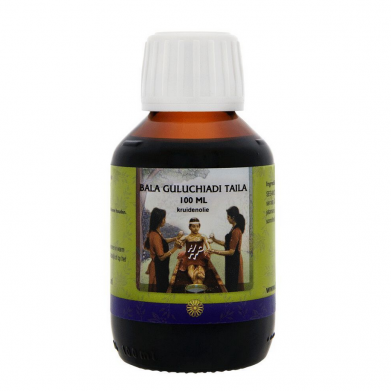 Taila-kruidenolie-ayurvedischeolie-ayurveda-Balaguluchiadi-taila-100ml-250ml