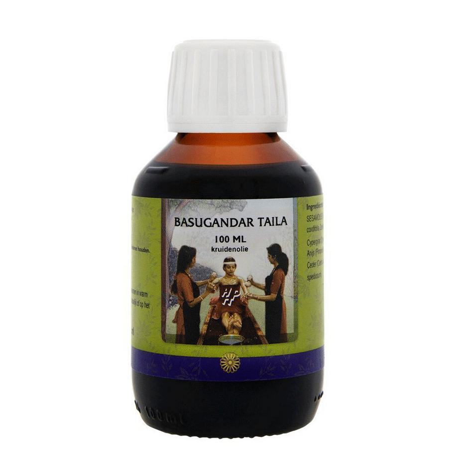 Taila-kruidenolie-ayurvedischeolie-ayurveda-Basugandar-taila-100ml-250ml