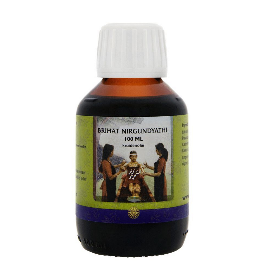 Taila-kruidenolie-ayurvedischeolie-ayurveda-Brihat-Nirgundyathi-taila-100ml-250ml