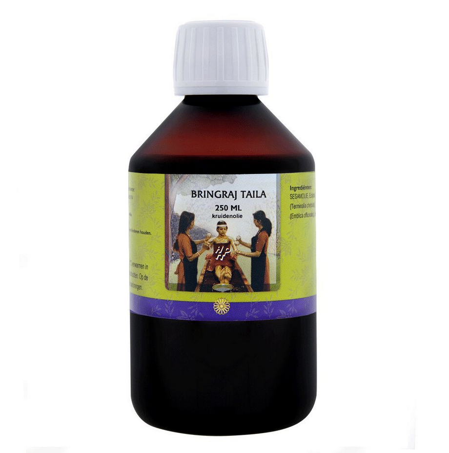 Taila-kruidenolie-ayurvedischeolie-ayurveda-Bringraj-taila-100ml-250ml