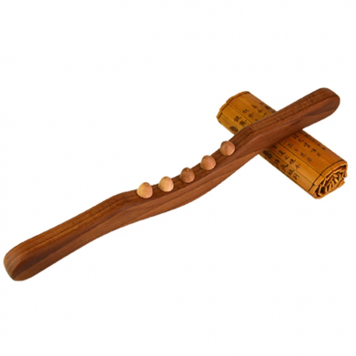 Gecarboniseerd-Hout-Schrapen-Stok-Hoofd-Schouder-Hals-Massage-Tool-Meridiaan-Guasha-Schraper-Massagestok-1