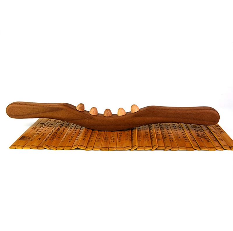 Gecarboniseerd-Hout-Schrapen-Stok-Hoofd-Schouder-Hals-Massage-Tool-Meridiaan-Guasha-Schraper-Massagestok-2