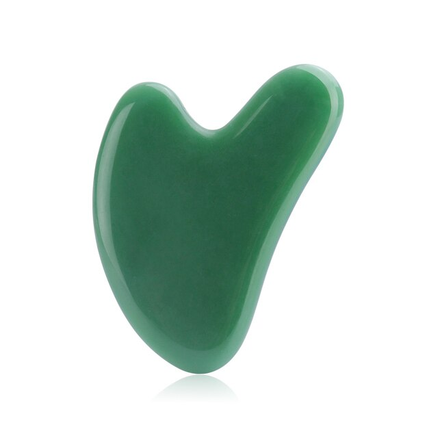 Gua_Sha_Schraper_Guasha_glas_groen_gezichtsbehandeling_lichaamsbehandeling_hartvormige-schraper_hart