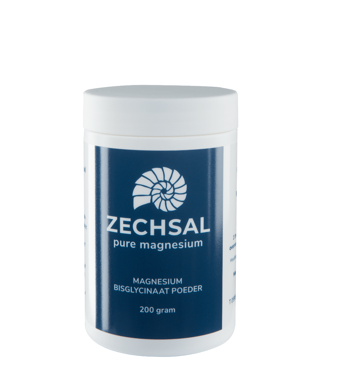 Zechsal_Magnesium_MagnesiumBisglycinaat_MagnesiumPoeder_200gr