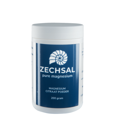 Zechsal_Magnesium_MagnesiumCitraat_MagnesiumPoeder_200gr